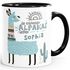 Kaffeetasse Spruch Die schönsten Alpakas heißen eigener Name personalisierte Namenstasse individuelle Namensgeschenke Lama SpecialMe®preview