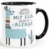 Kaffeetasse Spruch Mir egal ich bin ein Alpaka - Alpaka-Motiv Lama Geschenk Alpaka-Liebhaber Bürotasse SpecialMe®preview