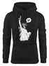 Kapuzen-Pullover Damen Freiheitsstatue Liberty Statue Amerika Hoodie Moonworks®preview
