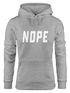 Kapuzen-Pullover Damen NOPE Hoodie Moonworks®preview