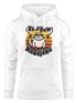 Kapuzen-Pullover Damen Pew Pew Madafaka Katze Crazy Cat Gangsta Kitty Meme Trend Spruch Hoodie Moonworks®preview