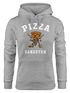 Kapuzen-Pullover Damen Pizza Gangster Hoodie Moonworks®preview