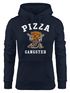 Kapuzen-Pullover Damen Pizza Gangster Hoodie Moonworks®preview