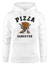 Kapuzen-Pullover Damen Pizza Gangster Hoodie Moonworks®preview