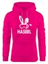 Kapuzen Pullover Damen Ski-Haserl Ski-Hase Après Ski Party Ski-Fahrer Snowboard-Fahrer Hoodie Frauen Moonworks®preview