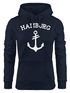 Kapuzen-Pullover Herren Hoodie Anker 2 Hamburg Moonworks®preview