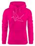 Kapuzenpullover Damen Origami Kranich Crane Vogel Bird  Hoodie Moonworks®preview