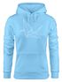 Kapuzenpullover Damen Origami Kranich Crane Vogel Bird  Hoodie Moonworks®preview