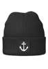 Kinder Beanie Jungen Anker Patch Grafik Print Maritim Aufdruck Print Strickmütze Wintermütze MoonWorks®preview