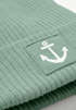 Kinder Beanie Jungen Anker Patch Grafik Print Maritim Aufdruck Print Strickmütze Wintermütze MoonWorks®preview