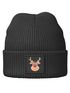 Kinder Beanie Jungen Aufdruck Rentier Rudolph Print Strickmütze Grafik Print Weihnachtsdesign MoonWorks®preview