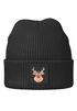 Kinder Beanie Jungen Aufdruck Rentier Rudolph Print Strickmütze Grafik Print Weihnachtsdesign MoonWorks®preview