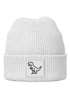 Kinder Beanie Jungen - Dinosaurier T Rex - Aufdruck Print Strickmütze mit bedrucktem Patch Wintermütze MoonWorks®preview