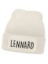 Kinder Beanie Jungen mit Name personalisierbar Kindermütze Strickmütze Geschenkidee Winter Outdoor SpecialMe®preview