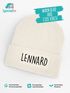 Kinder Beanie Jungen mit Name personalisierbar Kindermütze Strickmütze Geschenkidee Winter Outdoor SpecialMe®preview