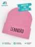 Kinder Beanie Jungen mit Name personalisierbar Kindermütze Strickmütze Geschenkidee Winter Outdoor SpecialMe®preview
