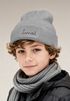 Kinder Beanie Jungen mit Name personalisierbar Kindermütze Strickmütze Geschenkidee Winter Outdoor SpecialMe®preview