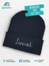 Kinder Beanie Jungen mit Name personalisierbar Kindermütze Strickmütze Geschenkidee Winter Outdoor SpecialMe®preview