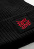 Kinder Beanie Jungen Patch Little Devil Aufdruck Strickmütze Winter Accessoires Kleiner Teufel Grafik Print MoonWorks®preview