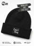Kinder Beanie Jungen Patch mit Spruch Easy Peasy Aufdruck Print Strickmütze Winter MoonWorks®preview