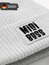 Kinder Beanie Jungen Patch mit Spruch Mini Boss Aufdruck Print Strickmütze Winter MoonWorks®preview