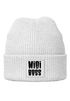 Kinder Beanie Jungen Patch mit Spruch Mini Boss Aufdruck Print Strickmütze Winter MoonWorks®preview
