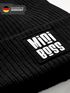 Kinder Beanie Jungen Patch mit Spruch Mini Boss Aufdruck Print Strickmütze Winter MoonWorks®preview