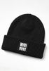 Kinder Beanie Jungen Patch mit Spruch Mini Boss Aufdruck Print Strickmütze Winter MoonWorks®preview