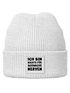 Kinder Beanie Jungen Patch mit Spruch Nichts für schwache Nerven Aufdruck Print Strickmütze MoonWorks®preview