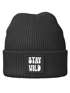 Kinder Beanie Jungen Patch mit Spruch Stay Wild Aufdruck Print Strickmütze Winter MoonWorks®preview