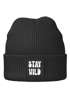 Kinder Beanie Jungen Patch mit Spruch Stay Wild Aufdruck Print Strickmütze Winter MoonWorks®preview