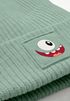 Kinder Beanie Jungen Patch Monster Design Aufdruck Print Strickmütze Winter Accessoires MoonWorks®preview