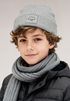 Kinder Beanie Jungen Patch Patch Elefant Tiermotive Aufdruck Print Strickmütze Winter SpecialMe®preview