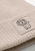 Kinder Beanie Jungen Patch Patch Löwe Skandi Stil Tiermotive Aufdruck Print Strickmütze Winter SpecialMe®preview