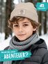Kinder Beanie Jungen Patch Patch Löwe Skandi Stil Tiermotive Aufdruck Print Strickmütze Winter SpecialMe®preview