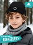 Kinder Beanie Jungen Patch Patch Löwe Tiermotive Aufdruck Print Strickmütze Winter SpecialMe®preview
