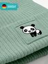 Kinder Beanie Jungen Patch Patch Panda Bär Tiermotive Aufdruck Print Strickmütze Winter SpecialMe®preview