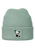 Kinder Beanie Jungen Patch Patch Panda Bär Tiermotive Aufdruck Print Strickmütze Winter SpecialMe®preview