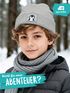 Kinder Beanie Jungen Patch Patch Pinguin Tiermotive Aufdruck Print Strickmütze Winter SpecialMe®preview