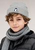 Kinder Beanie Jungen Patch Patch Pinguin Tiermotive Aufdruck Print Strickmütze Winter SpecialMe®preview