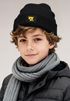 Kinder Beanie Jungen Patch Patch Tiger Tiermotive Aufdruck Print Strickmütze Winter SpecialMe®preview