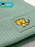 Kinder Beanie Jungen Patch Patch Tiger Tiermotive Aufdruck Print Strickmütze Winter SpecialMe®preview