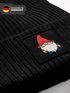 Kinder Beanie Jungen Patch Zwerg Aufdruck Strickmütze Winter Accessoires Wichtel Grafik Print MoonWorks®preview