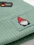 Kinder Beanie Jungen Patch Zwerg Aufdruck Strickmütze Winter Accessoires Wichtel Grafik Print MoonWorks®preview