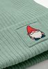 Kinder Beanie Jungen Patch Zwerg Aufdruck Strickmütze Winter Accessoires Wichtel Grafik Print MoonWorks®preview