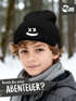 Kinder Beanie Jungen Smiling Patch Aufdruck Print Strickmütze Streetwear Kids Winter Fashion MoonWorks®preview
