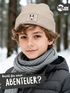 Kinder Beanie Jungen Weihnachtsmotiv Rentier Aufdruck Print Aufdruck Print Strickmütze MoonWorks®preview