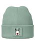Kinder Beanie Jungen Weihnachtsmotiv Rentier Aufdruck Print Aufdruck Print Strickmütze MoonWorks®preview