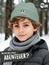 Kinder Beanie Jungen Weihnachtsmotiv Rentier Aufdruck Print Aufdruck Print Strickmütze MoonWorks®preview