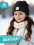 Kinder Beanie Mädchen Design Eisbär Bär Aufdruck Print Strickmütze Geschenkidee Winter Weihnachten Advent SpecialMe®preview